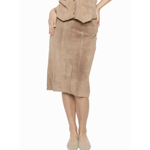 Suede midi skirt marc new york Gem